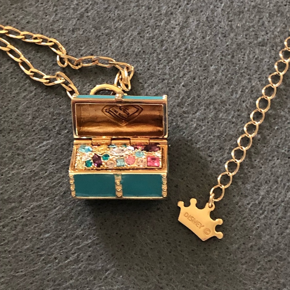 Disney Couture Peter Pan inspired Treasure Chest long necklace